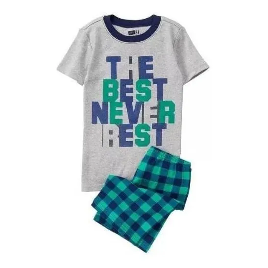 Pijama Gris Verano The Best  4 Años - Flaber