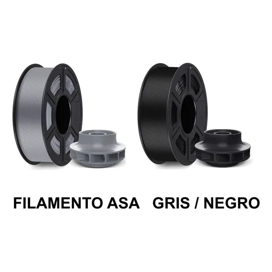 Filamento Asa Gris / Negro  Anycubic  1kg Impresora 3d