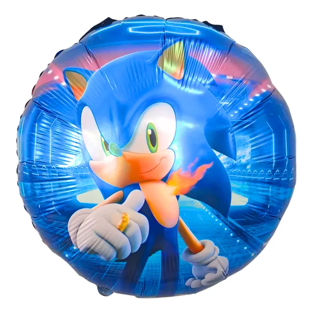 Globo Redondo 45cm Sonic