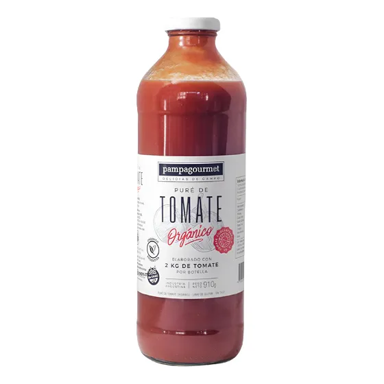 Pure De Tomate Orgánico - Pampa Gourmet - 910 Grs