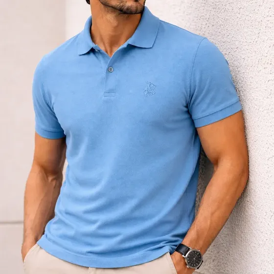 Camisa Gola Polo Masculina Piquet Casual Premium