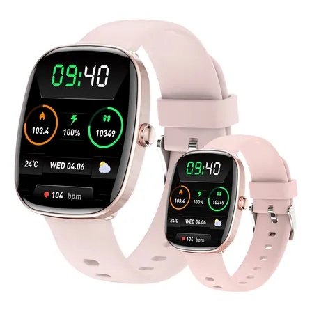 Relógio Com Gps Preto Smartwatch Feminino Esportivo