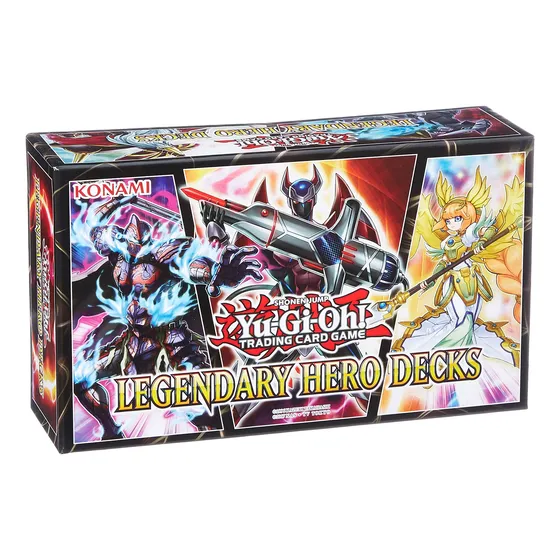 Juego De Cartas Coleccionables Yugioh Legendary Hero Decks