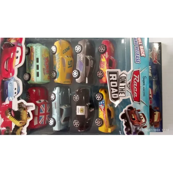 Carritos Cars Armables - 39 Piezas Para Construir 3d