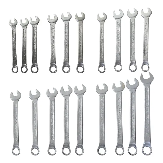 Set Juego 19 Llaves Combinada Acodada 6 A 24mm Taller Bremen
