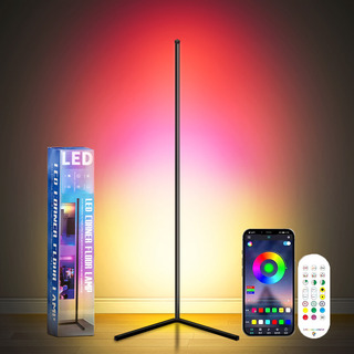 Lámpara De Piso De Esquina Rgb Bluetooth Con Usb Lámpara De Pie Led App Control Multicolor Modo Música Ajuste De Brillo Lampara Decorativa Lampara Para Cuarto Lámpara De Piso De Esquina Rgb Bluetooth Con Usb Lámpara De Pie Led App Control Multicolor Modo Música Ajuste De Brillo Lampara Decorativa Lampara Para Cuarto
