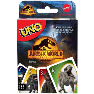 Jogo De Cartas - Uno - Jurassic World Gxd72 - Mattel Jogo De Cartas - Uno - Jurassic World Gxd72 - Mattel
