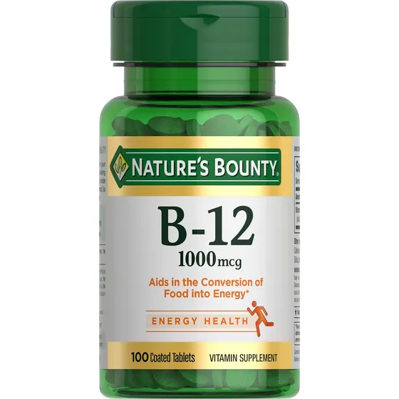 Suplemento Vitamínico Nature's Bounty Vitamina B12 1000 Mcg