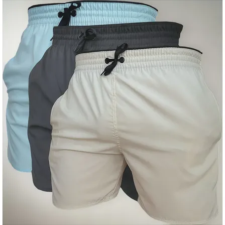 Kit 3 Bermuda E Shorts Treino Academia Original - Leve Sport