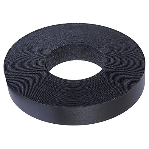 Rollo De Melamina Negra Edge Supply De 3/4 De Pulgada X 50 P