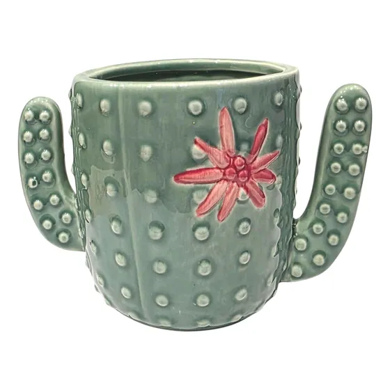 Maceta De Ceramica Cactus 8x8 : Punto Botánico :