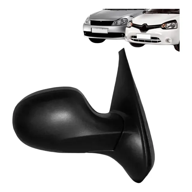 Retrovisor Clio 2012 2014 2015 2016 C/ Capa Texturizada