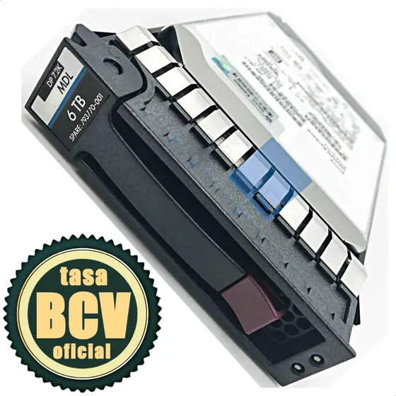 Disco Duro 6tb 3.5 7.2k Hp Proliant G7 G6 G5 Garantia 1 Año