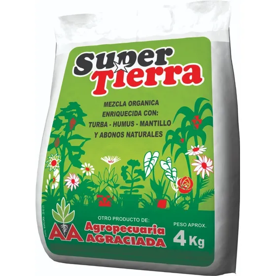 Super Tierra Agro A. Paquete 4 Kg,
