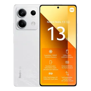 Redmi Note 13 5g Dual Sim 256 Gb Branco 8 Gb Ram Redmi Note 13 5g Dual Sim 256 Gb Branco 8 Gb Ram