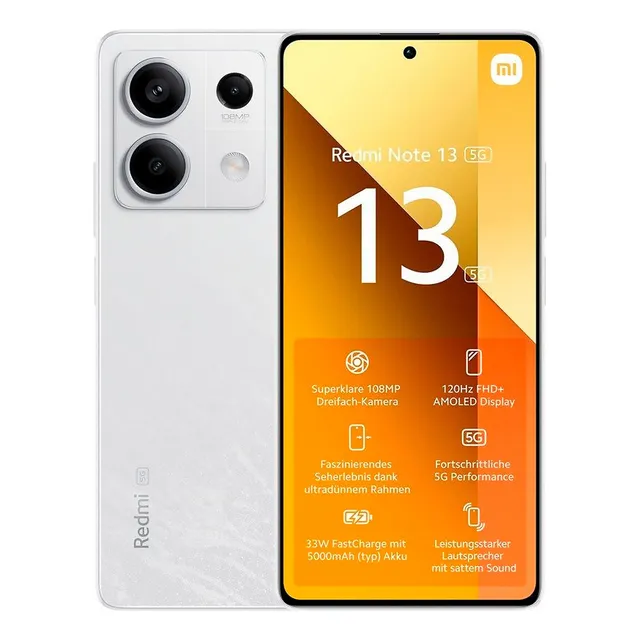 Redmi Note 13 5G Dual SIM 256 GB Branco 8 GB RAM