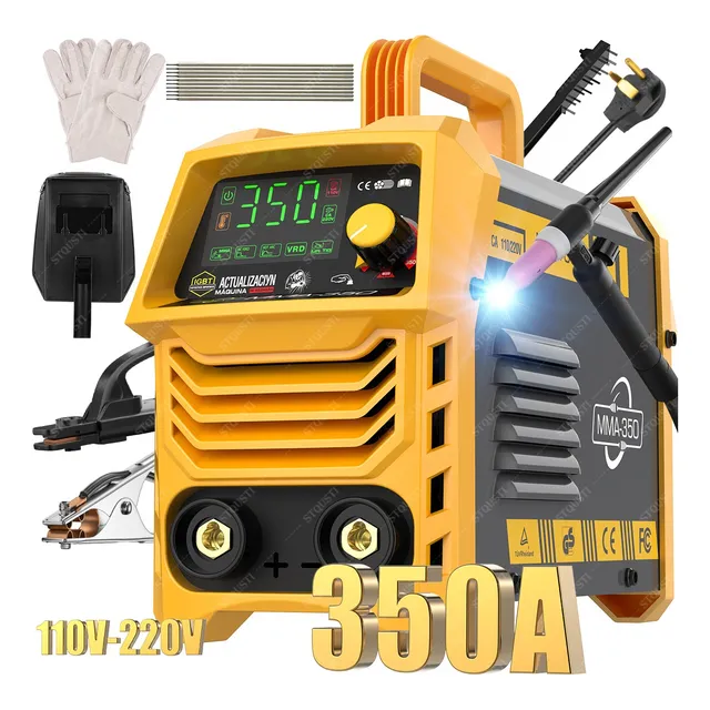 Soldadora Inverter 350a Mma+tig Máquina De Soldar 110v/220v