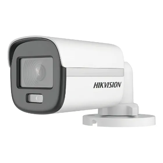 Cámara Hikvision Bullet Turbo Hd 2mp Ds-2ce10df0t-fs Blanco