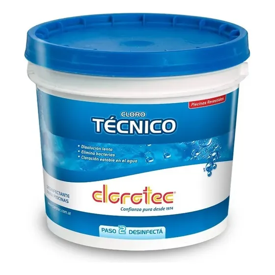Cloro Tecnico Granulado Disolucion Lenta Clorotec 5kg Mm