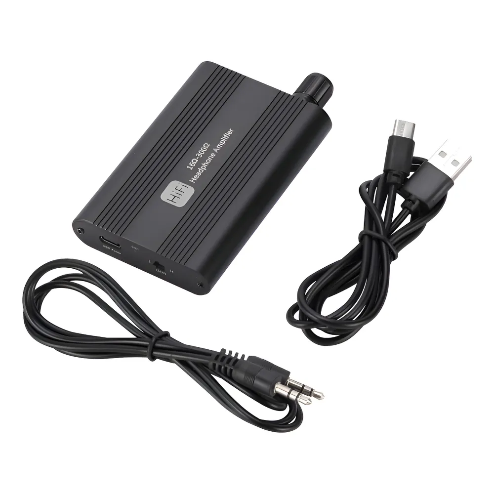 Genérica Amplificador De Audífonos - Auriculares. Negro