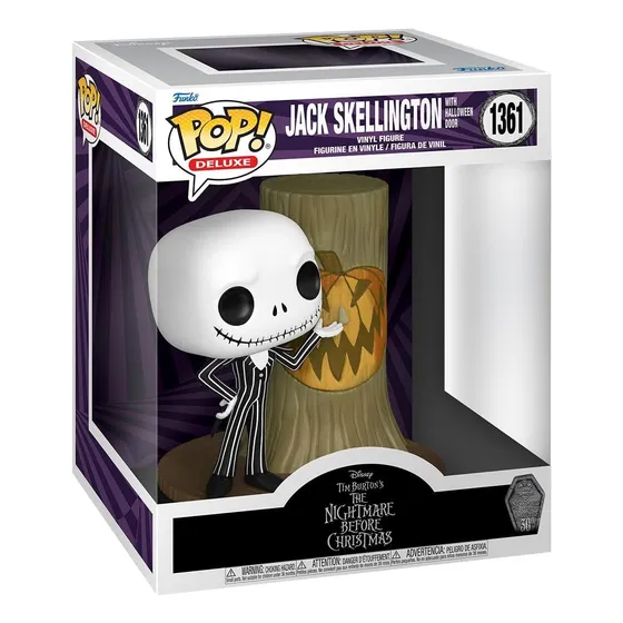 Figura Deluxe Jack Skellington Con Puerta De Halloween
