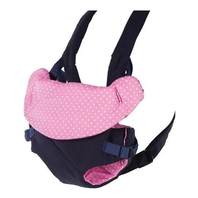Cangurera Bebe Evenflo Comfi 2 Posiciones Suave Color Rosa
