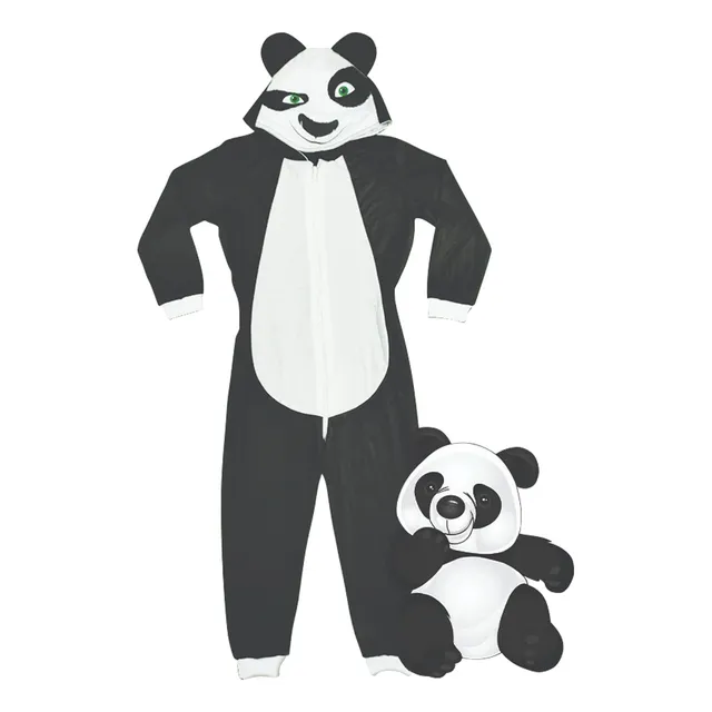Pijama Macacão Fantasia Personagem Adulto Tam P Ao Gg Panda