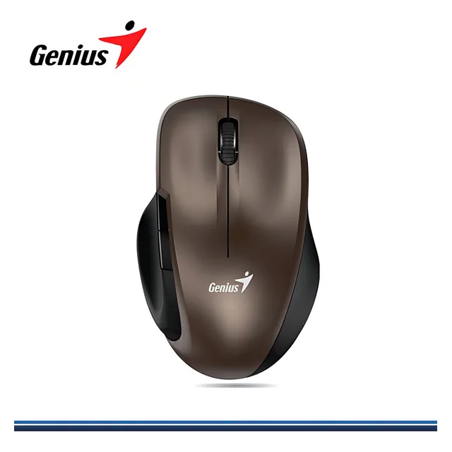 Mouse Genius Ergonomico 8200s Inalambrico Chocolate Color Marrón