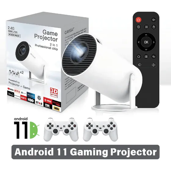 Proyector Portátil Hy300 Videobeam Android Wifi Hd