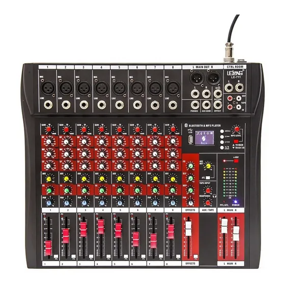 Console Lelong LE-711 de mistura 127/220V