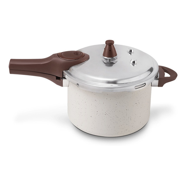 Brinox Pressure Panela De Pressão Revestimento Cerâmica Indução 4,2l Cor Vanilla Brinox Pressure Panela De Pressão Revestimento Cerâmica Indução 4,2l Cor Vanilla