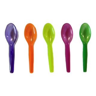 Cucharas Nevera Neón Surtidos Biodegradable 40 C/100 Gramos Cucharas Nevera Neón Surtidos Biodegradable 40 C/100 Gramos