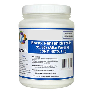Borax Pentahidratado 1 Kg Polvo Granular Para Slime Y Más Borax Pentahidratado 1 Kg Polvo Granular Para Slime Y Más