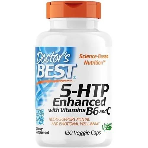 Doctor's Best 5-htp Mejorado Con Vitaminas B6 Y C - 120 Cap