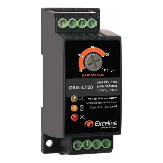 Supervisor Monofasico C/salida De Carga 120 Vac 1hp Exceline