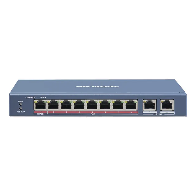 Switch Poe+ / No Administrable / 7 Puertos 10/100 Mbps Poe+