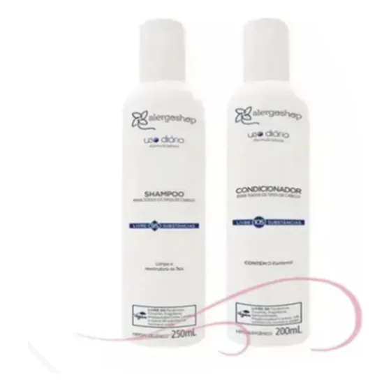 O Melhor Shampoo E Condicionador Antialérgico Do Mercado