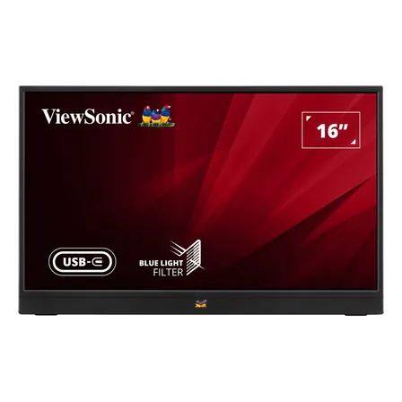 Monitor ViewSonic VA Va1655 con pantalla de 16"" 60Hz y resolución Full HD