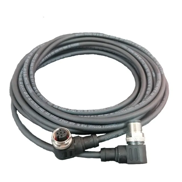 Conector M12 5p Angular Hembra A M12 5p Angular Macho 6m