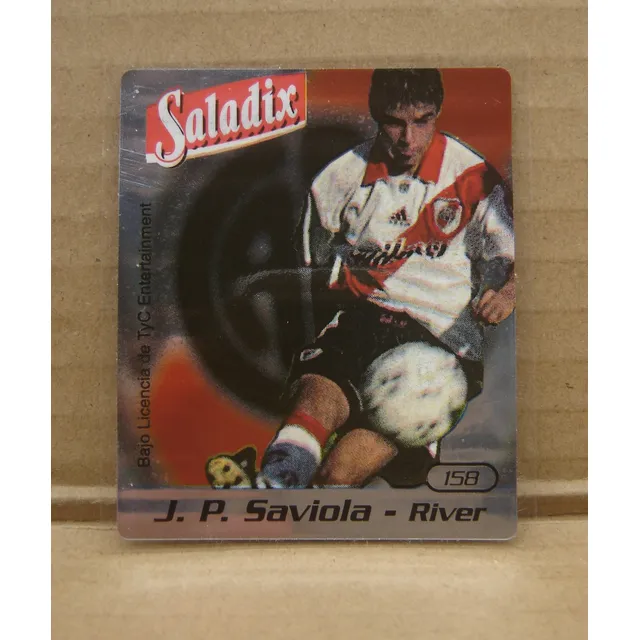 Figurita Futbol 99 Saladix River Saviola Impecable A Pegar