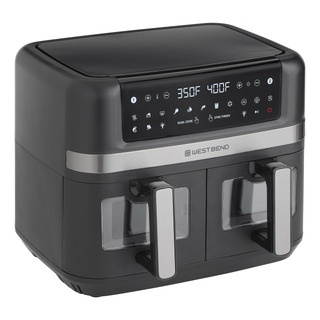Cesta Doble Air Fryer West Bend, 10 Litros, 1600 W, Negra, 1 Cesta Doble Air Fryer West Bend, 10 Litros, 1600 W, Negra, 1