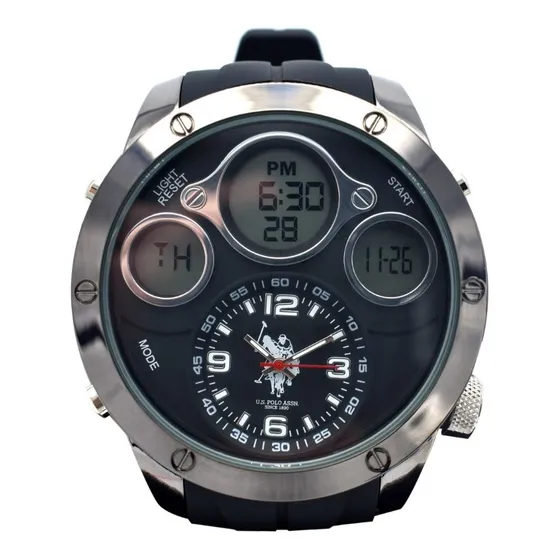 Reloj U.s. Polo Assn. Para Caballero Uskwm-48-0070 Negro