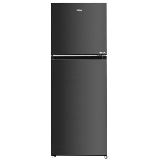 Refrigerador Top Mount Midea Inverter Quattro Jazz Black 9 Pies Cúbicos