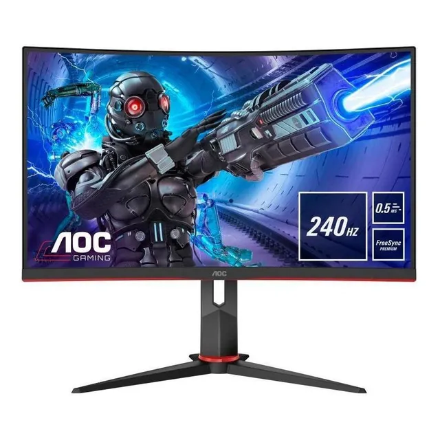Monitor Gamer Aoc Curvo C27g2z 27  240hz W-led 2x Hdmi