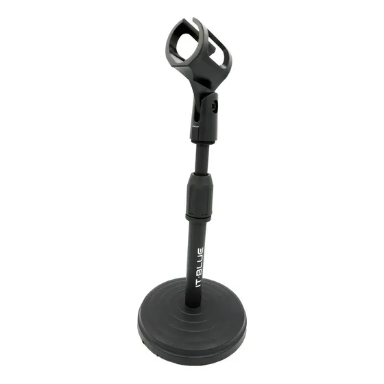 Pedestal Suporte Mesa Microfone Estúdio Live Youtuber Bumbo It-Blue