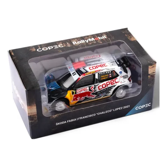 Autos Coleccion Rally Mobil Skoda Fabia 2021 Lopez 1:55