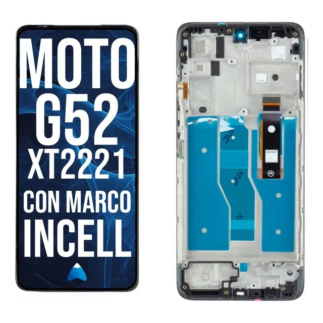 Modulo Pantalla Display Para Moto G52 Incell Con Marco
