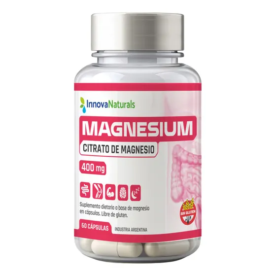 Innovanaturals Citrato De Magnesio X 60 Cápsulas Sabor Sin sabor