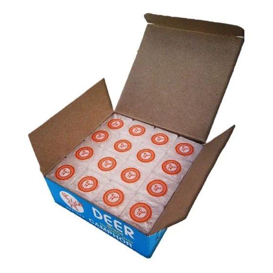 Alcanfor Caja 454 Gr (64 Pastillas) - Anti Polillas Y Otros.