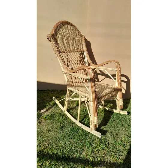 Sillon Mecedora De Mimbre